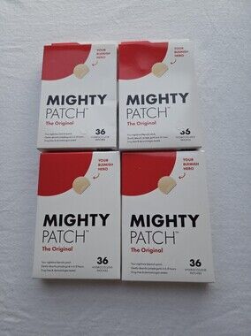 Mighty Patch The Original Hydrocolloid Acne Blemish Patches  36ct x 4
